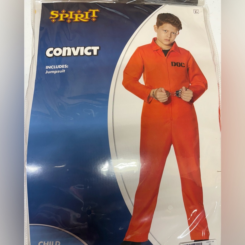 Spirit Orange Convict Costume